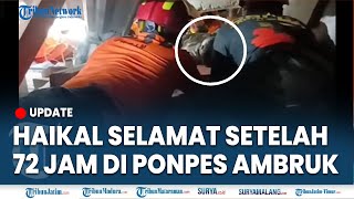 🔴SATU SANTRI PONPES AL KHOZINY BERHASIL DISELAMATKAN, Bertahan Hidup 72 Jam di Ponpes Ambruk