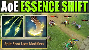 7.20 Permanent Agility Steal [AoE Essence Shift + Split Shot] LVL 25 Talent | Dota 2 Ability Draft