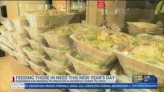 Naina and Ravi Patel Foundation feeds hundreds on New Year's Day