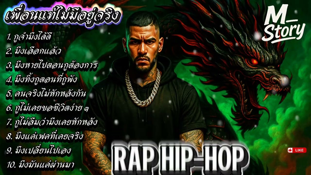 🔥รวมเพลงแร๊ป🔥 เพื่อนแท้เขาไม่หักหลังกัน 🔥 #raphiphop #rap #hiphop #แร็ปไต้ดิน #rap2025 #trap