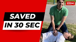 Save a life in 30 seconds