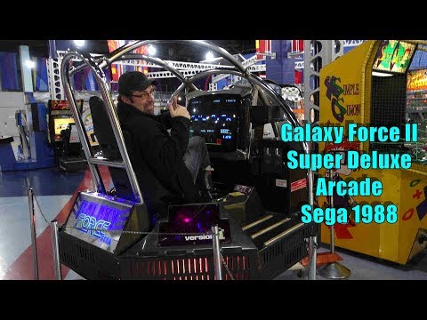 Watch my Friend Mike play Galaxy Force II Super Deluxe Arcade Game at the Skylon Tower