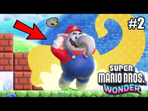 Super Mario Bros. Wonder #2 - Español Latino - Encontrando mas Secretos dentro de Pradera Tubirroca