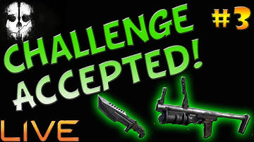 " Kaset & Combat Knife Only! " Challenge Accepted (Call of Duty: Ghosts Gameplay)