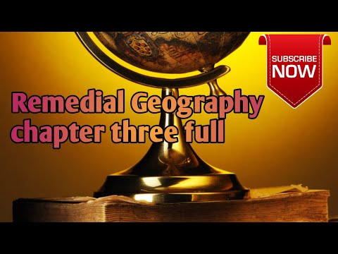 Remedial geography chapter three fullfull chapter