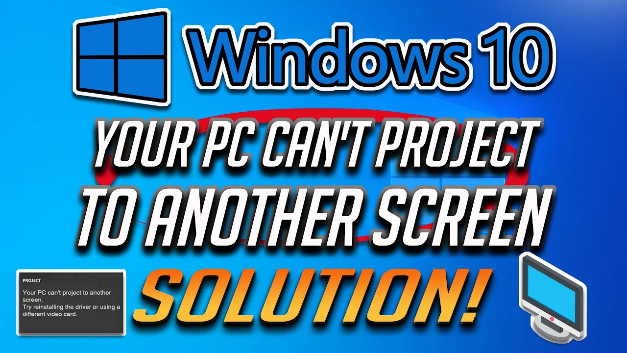 how to project to another screen windows 10