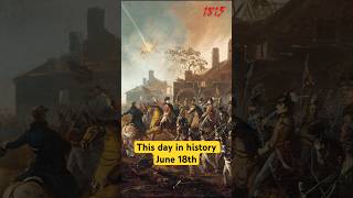 #thisdayinhistory June 18th in 1815 the battle of Waterloo was fought #history #rememberinghistory