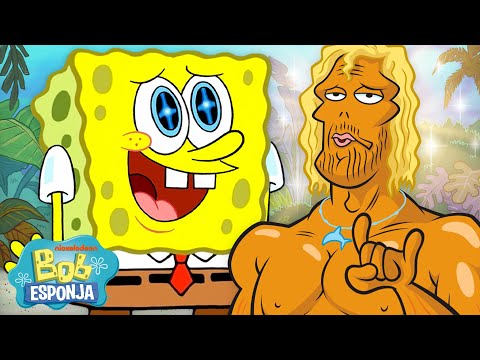 Bob Esponja | Todos os Convidados Famosos em Bob Esponja! 🌊 | Compilação de 75 Minutos | Português