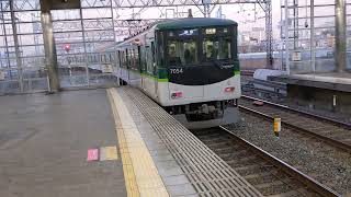 ［ノーカット#23］京阪7000系7004F準急枚方市駅発車