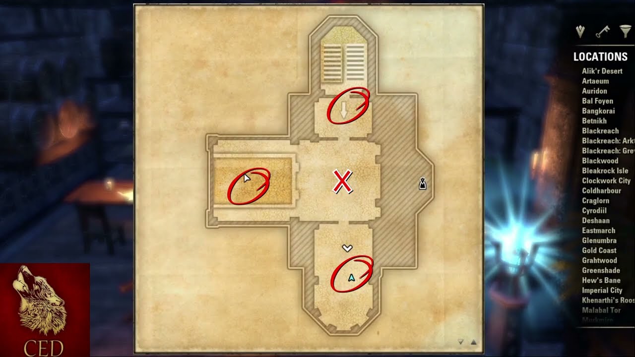 ESO Veteran Red Petal Bastion - Guide to unlock Secrets