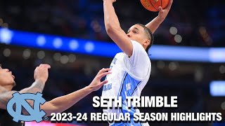 Seth Trimble 2023-24 Regular Season Highlights | North Carolina Guard
