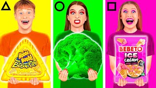 Geometric Shape Food Challenge | Cool Pranks and Tricks by Happy Funny Geometric Shape Food Challenge | Cool Pranks and Tricks by Happy Funny