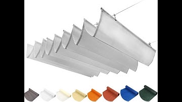 WIGING Retractable Wave Sun Shade Sail,  Canopy Cover With Mounting Kit Shade Cover.