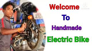 Electric Bike - Low Cost  High Benifit | Handmade Electric Bike By Baisakhu Rana 🏍🏍🏍🏍