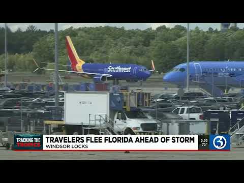 Travelers flee Florida