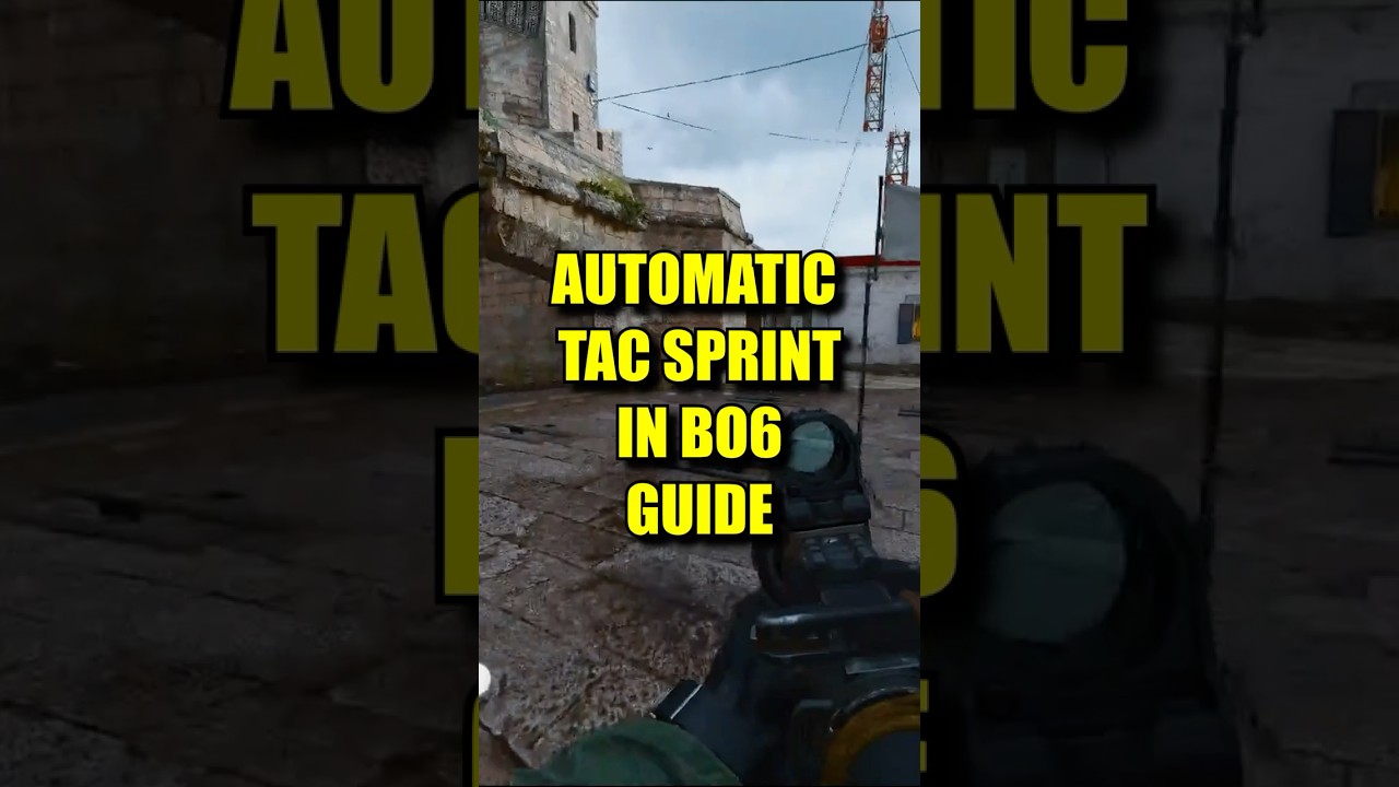 Automatic Tactical Sprint BO6 