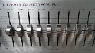 CONHEÇA - EQUALIZADOR 10 BANDAS GRADIENTE ANOS 80 - VINTAGE - ES-10 COMPO -