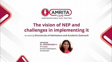 The Vision of NEP and Challenges in Implementing it
