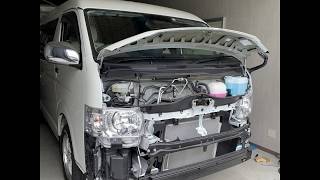 200系ハイエースのガッツミラーを外します！　その1