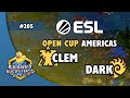 Clem vs dark  tvz  esl open cup 205 americas  weekly ept starcraft 2 tournament