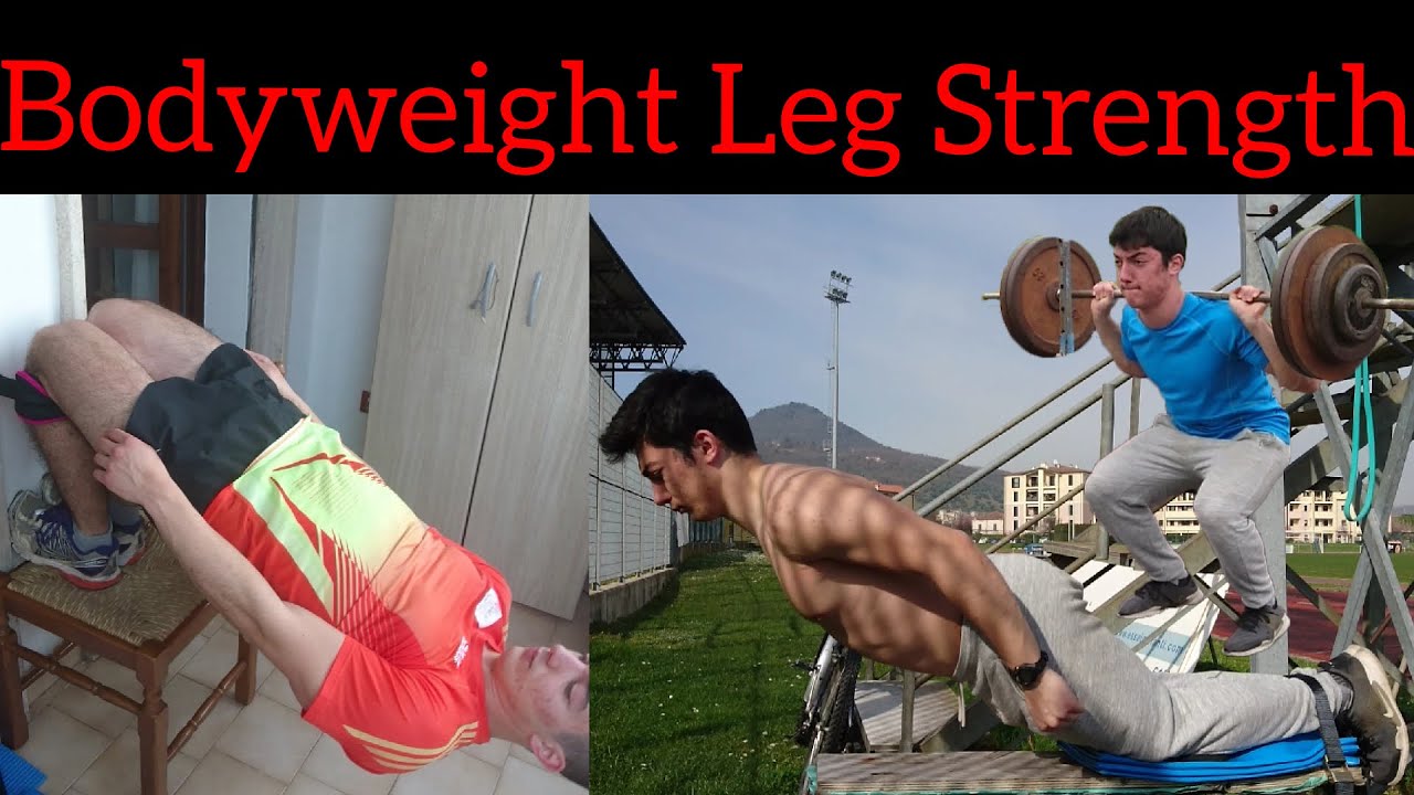 Bodyweight Leg Strength - My best Calisthenics Leg Exercises - YouTube