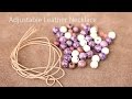 Easy Adjustable Necklace Tutorial