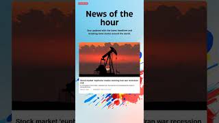 Breaking News: Stock market 'euphoria' masks looming Iran war recession risk #War