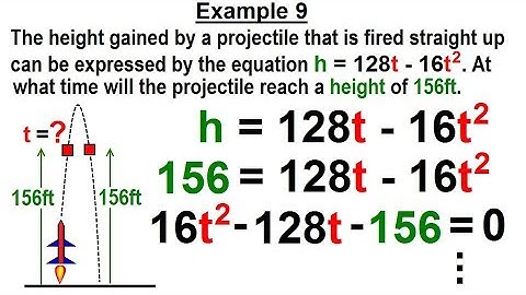 Algebra - Ch. 9: Solving Word Problems with Factoring (9 of 17) Example 9