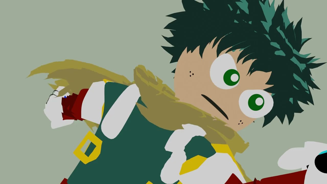 Deku Vs Bakugo WIP (2D Animation)