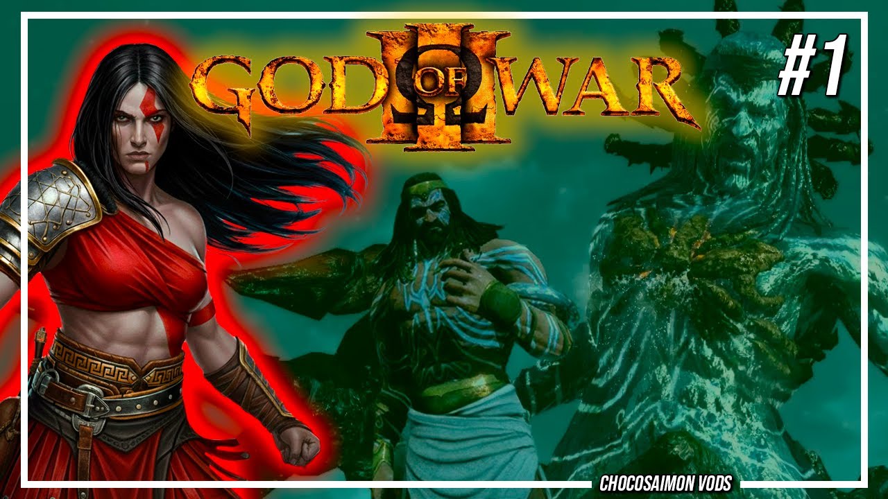KRATOS se enfrenta a POSEIDON | GOD OF WAR III #1 🔥| PRIMERA VEZ | Directo Completo CHOCOSAIMON