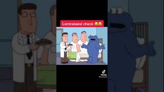 cookie monsters hides his cookies (family guy clip)