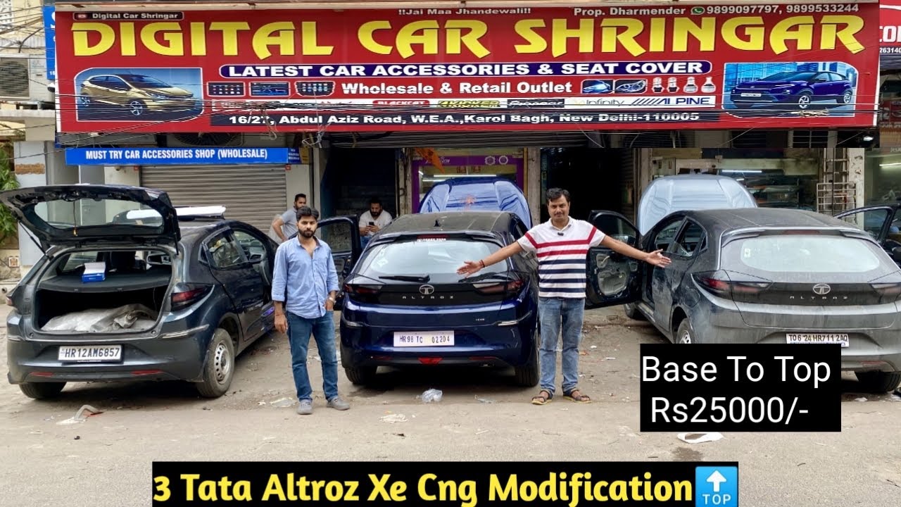 3 Tata Altroz Base To Top Modification✅ Altroz cng Modified✅ Altroz xe Modification✅ Altroz xe to xz