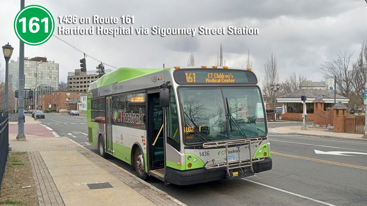 (Ride On) CTtransit #1436 on Route 161 - YouTube