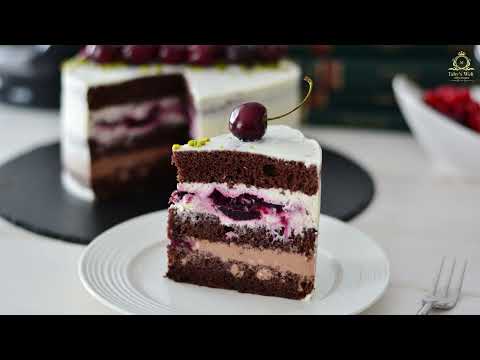 Video: Tort De Ciocolata Cu Smantana Si Visine