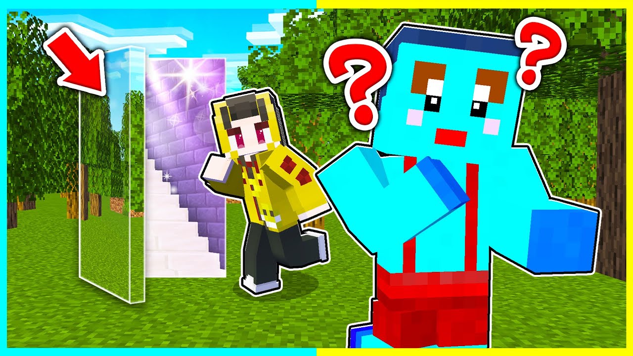 100％バレない『透明なドア』を使ってけなたろうにイタズラしまくる✨🔥 【 マイクラ / マインクラフト 】