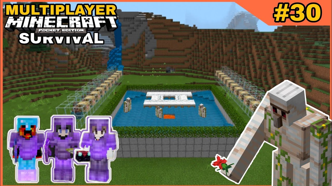 Easy Iron Farm Minecraft Pe 1.19 iron farm bedrock edition minecraft iron farm pocket