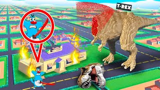 Teardown Oggy vs Dangerous Dinosaur