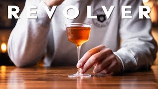 The REVOLVER - a bourbon lover's coffee cocktail! (3 ingredients)
