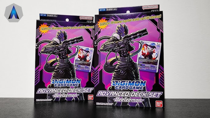 DIGIMON CARD GAME Deck Box Set Beelzemon (Black)