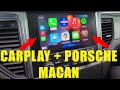Wireless CarPlay and AndroidAuto in Porsche Macan 2017 2018 PCM4.0