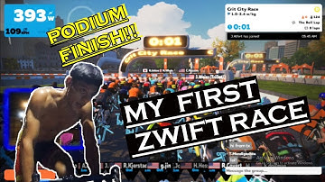 My First Ever Zwift Race!