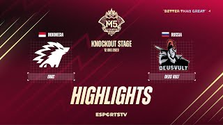 ONIC Esports vs Deus Vult HIGHLIGHTS M5 World Championship Knockout Stage | ONIC VS DEVU