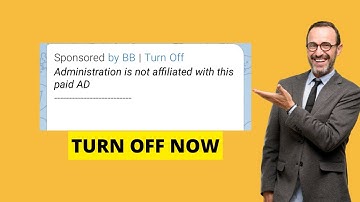 How to turn off bots business ads #botsbusiness