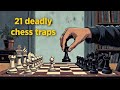 21 DEADLY Chess Opening Traps That Destroy Beginners (DON'T Fall for these)