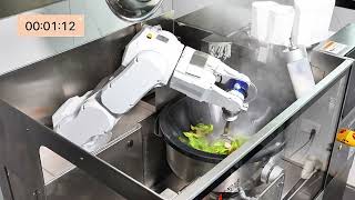 Pork with Chili Cooked by YUSHAN AI Cooking Robot