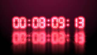 18 Minutes Timer - With Clock Sound - Neon Light Effect - Creative Countdown