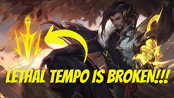 LETHAL TEMPO on Yasuo is OVER POWERED in Ultimate Spellbook | Yasuo Gameplay in League of Legends