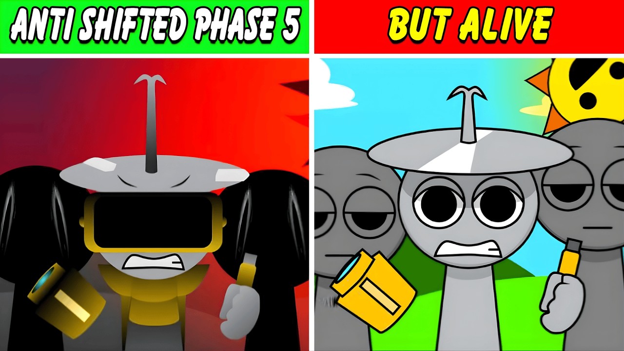 Incredibox Sprunki: Anti Shifted Phase 5 But Alive Version (Best Mod)