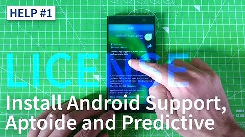 Sailfish OS license: installing Android Support, Predictive and Aptoide // J-D video-tutorial #1