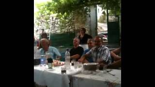 Saranto with the gaida in Arahova-Karyai